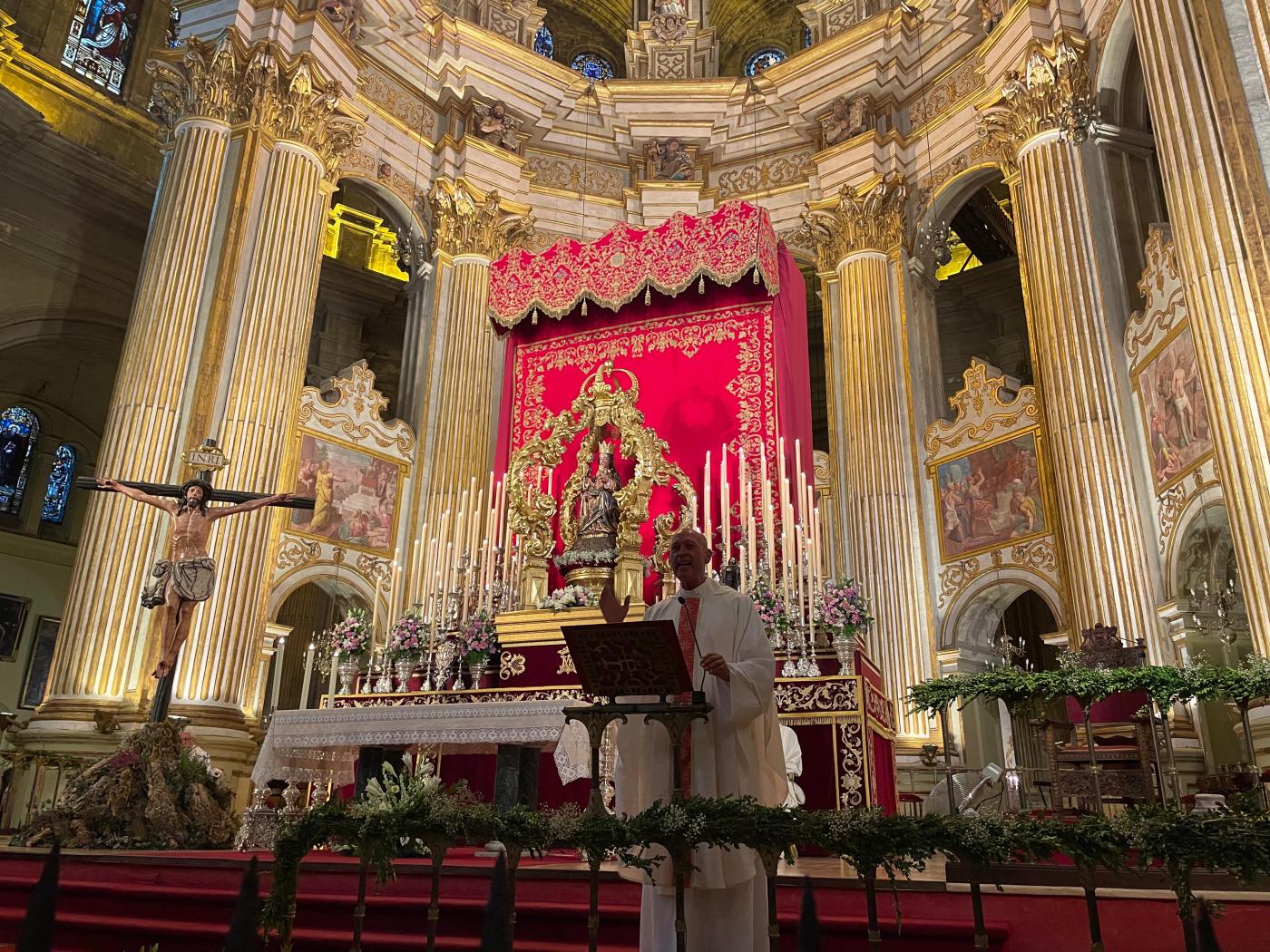 Novena a la Virgen de la Victoria en la Catedral de Málaga