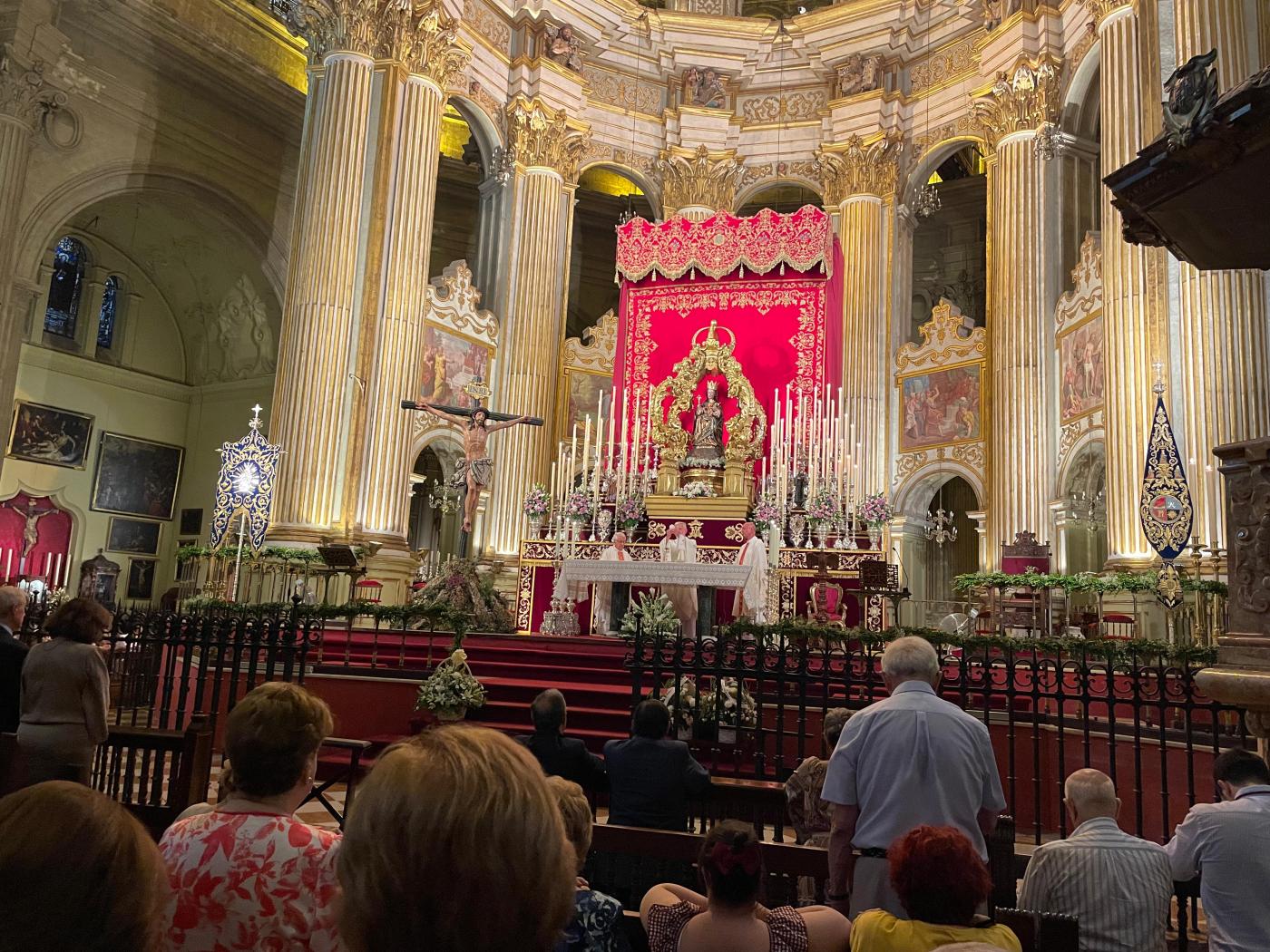 Novena a la Virgen de la Victoria en la Catedral de Málaga