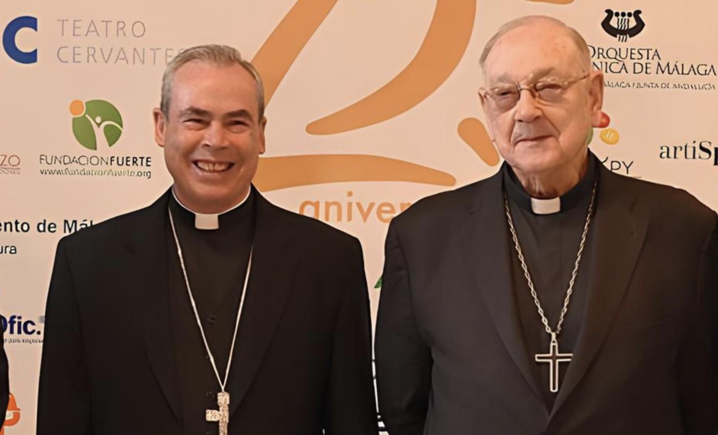 Junto a D. Fernando Sebasti&aacute;n en un acto de la Fundaci&oacute;n Victoria