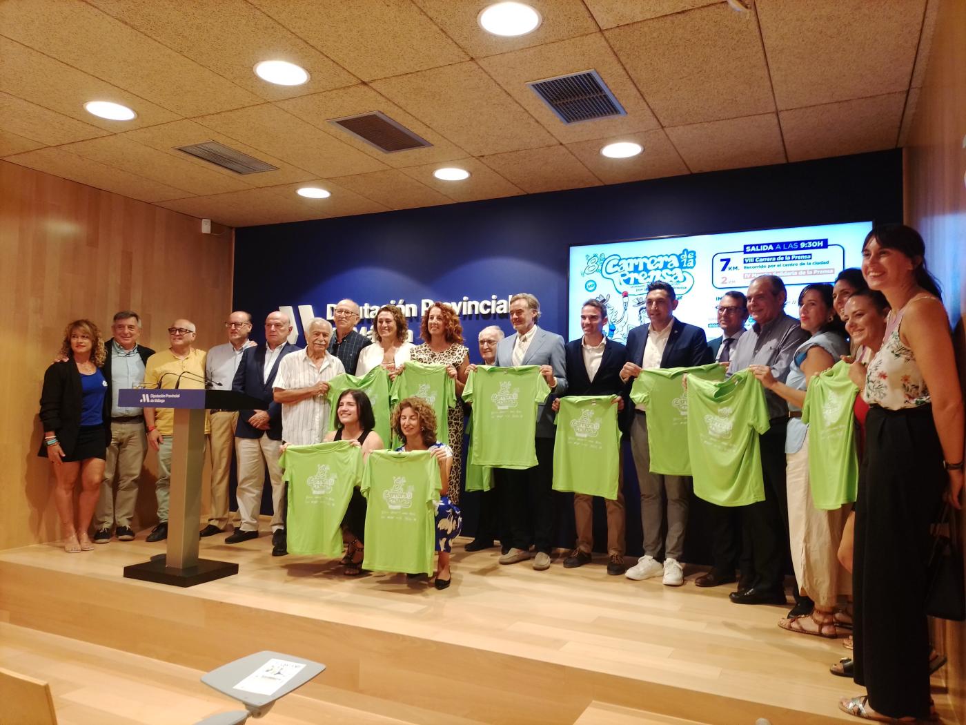 Presentaci&oacute;n de la VIII Carrera de la Prensa, con la participaci&oacute;n de Gabriel Leal en representaci&oacute;n del Cotolengo