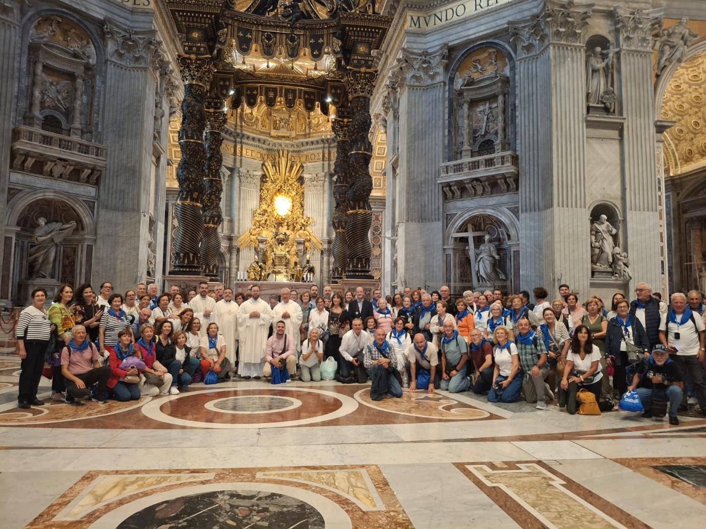 Almayate, Álora, Estepona, Ronda, Otura y Torre del Mar peregrinan a Roma