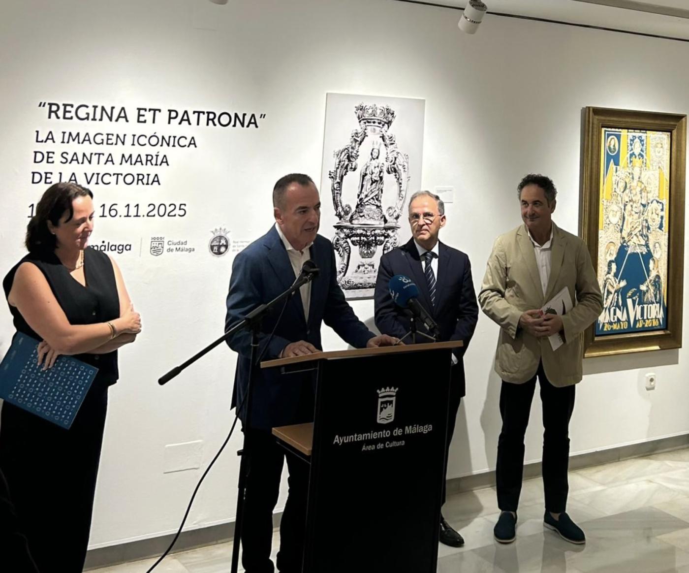 Conferencia de Juan A. Sánchez López sobre la historia y la imagen icónica de la patrona de Málaga