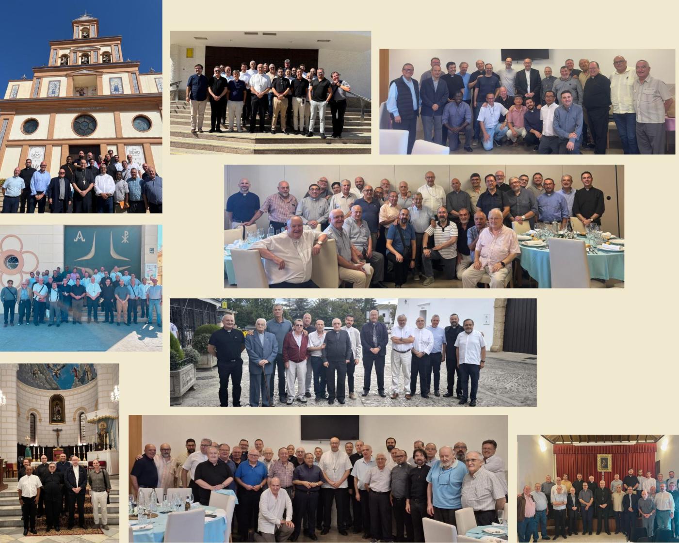 El Obispo de Málaga se encuentra con su clero en los arciprestazgos