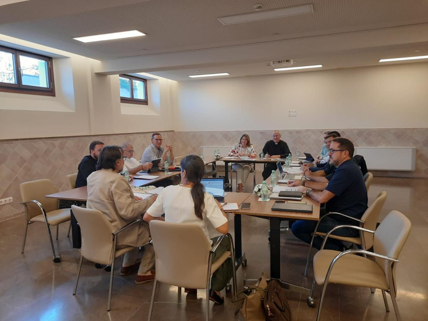Participantes en el encuentro de colegios diocesanos de Andalucía celebrado en Casa Diocesana Málaga