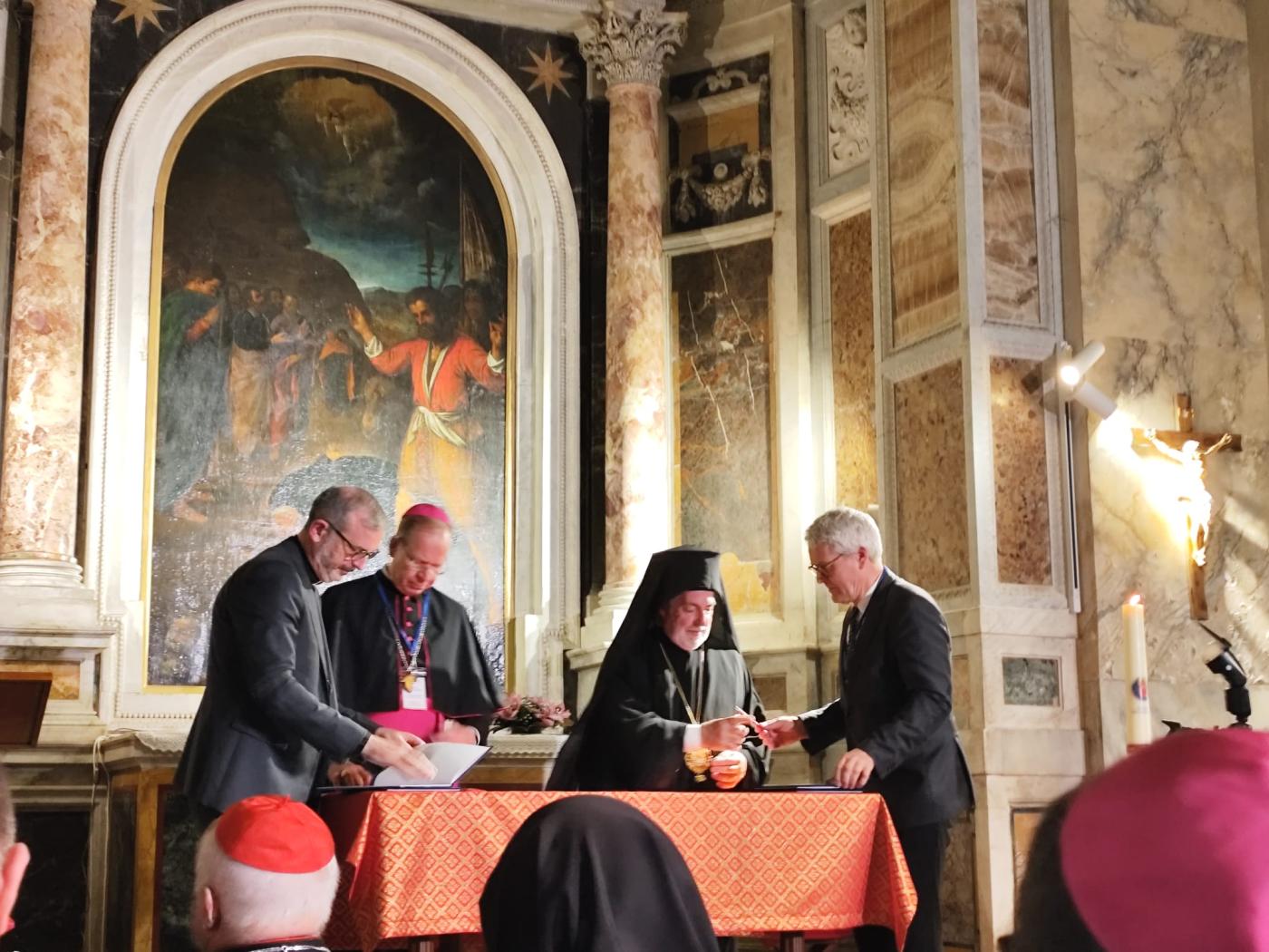 Presentada al Papa la nueva Carta Ecuménica