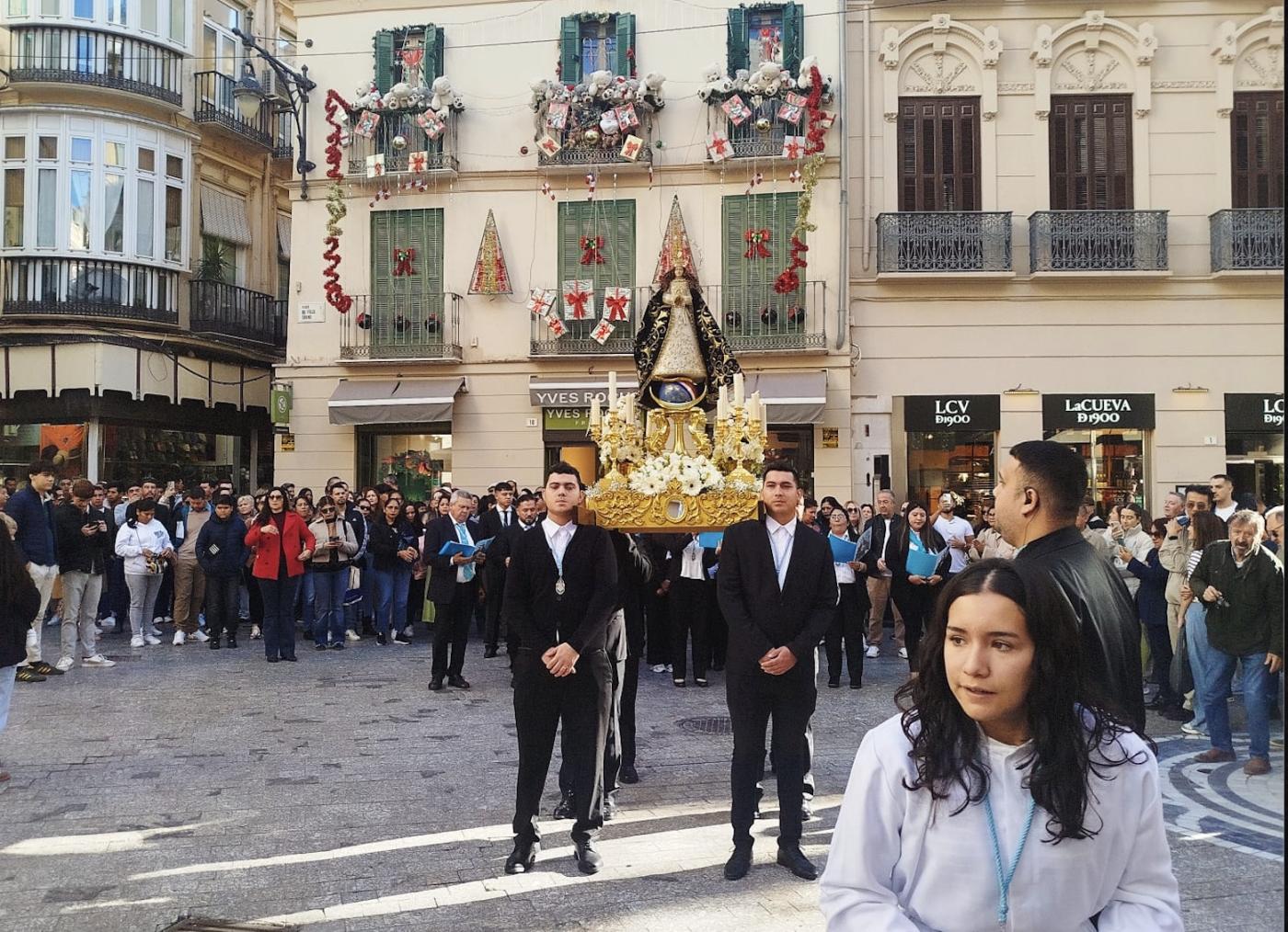 La comunidad paraguaya de Málaga celebra el día de su patrona, la Virgen de Caacupé