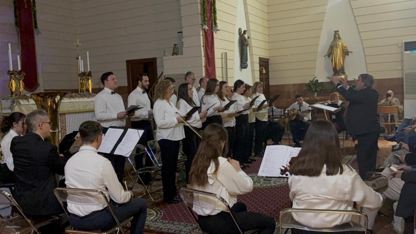 Momento del concierto celebrado en la parroquia de Ntra. Sra. de F&aacute;tima