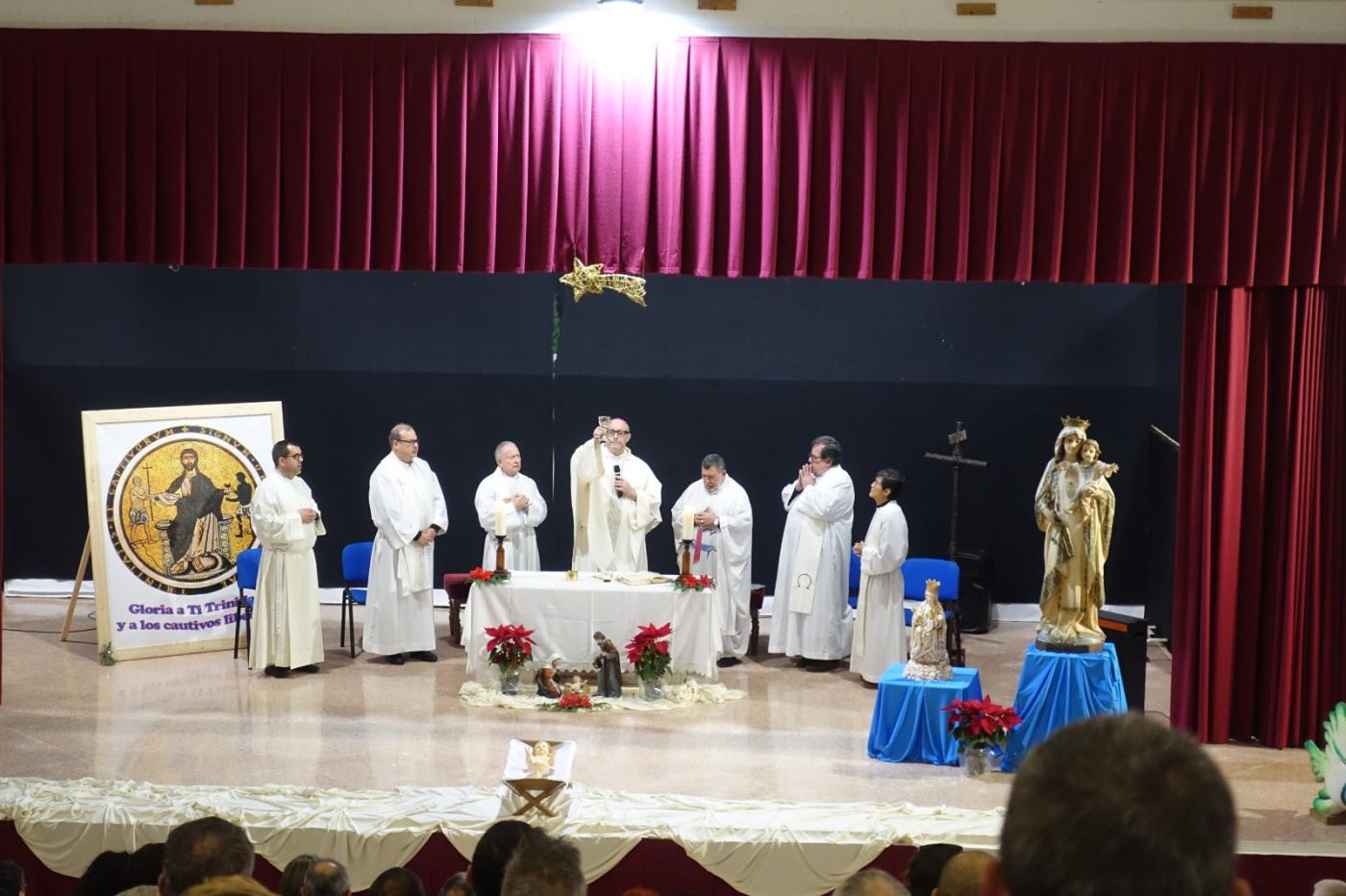 Misa de Navidad en el Centro Penitenciario de Alhaur&iacute;n de la Torre