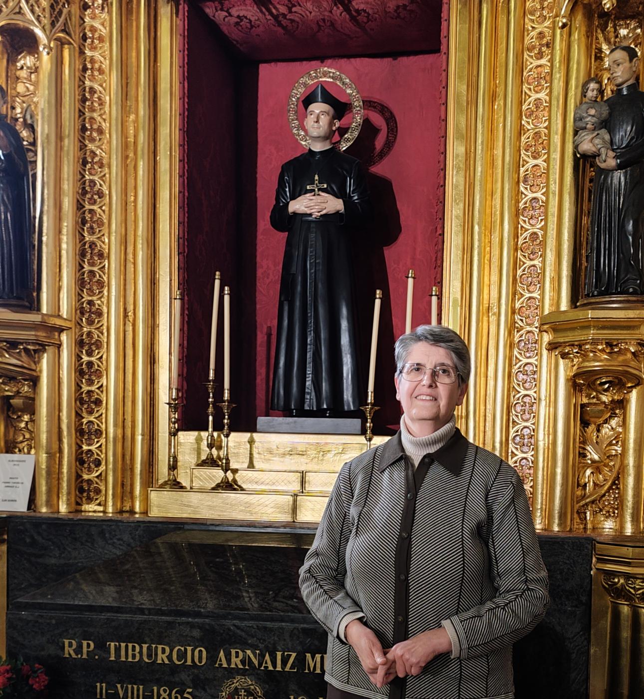 Mª Leticia Montero: «No estamos muy lejos de la canonización del P. Arnaiz»