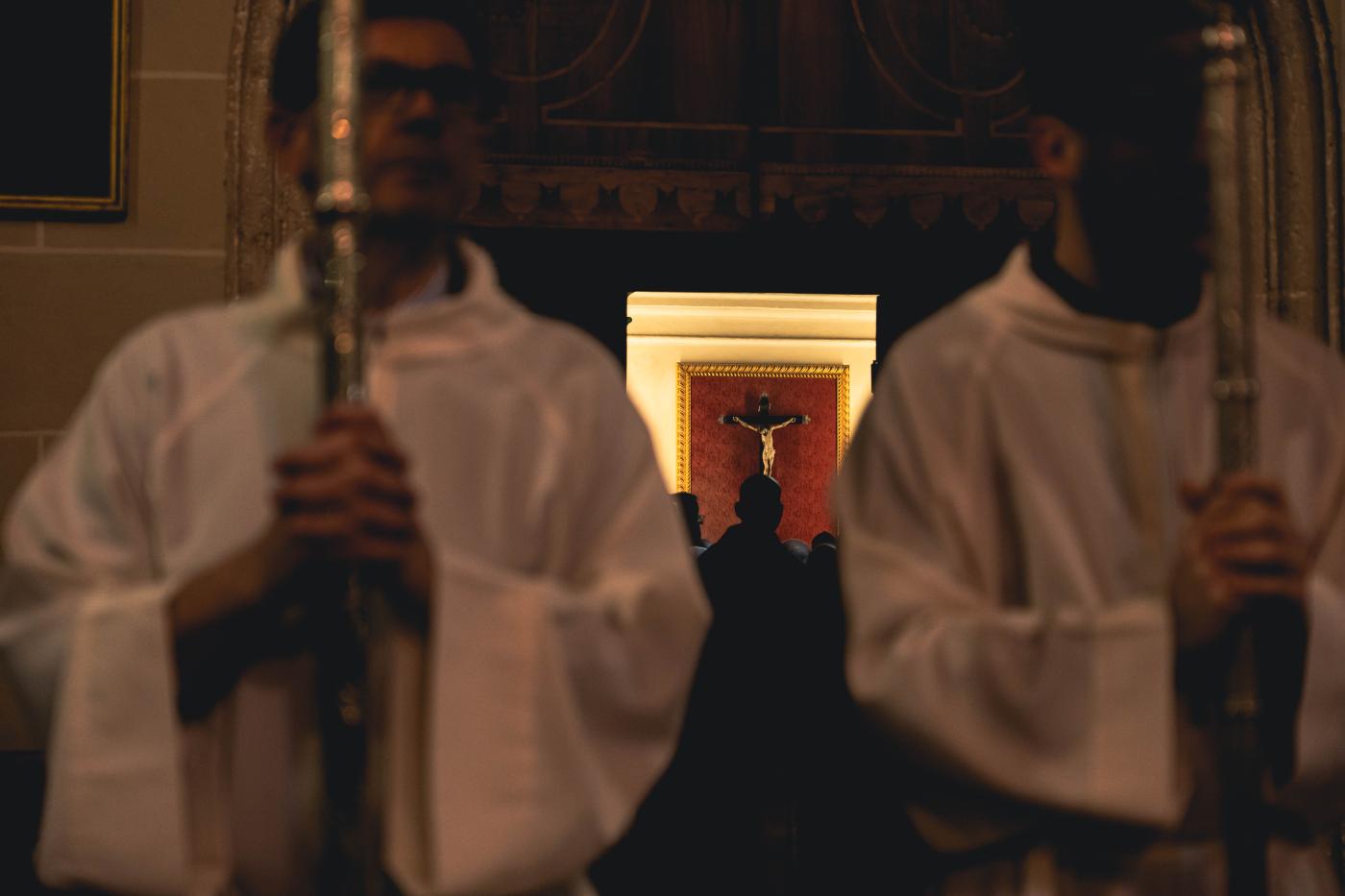 Misa por las víctimas del accidente ferroviario celebrada en la Catedral de Málaga