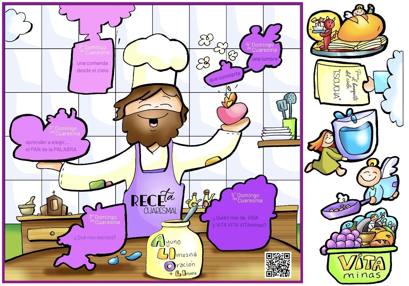 Fano invita a vivir la Cuaresma con Jesús como cocinero