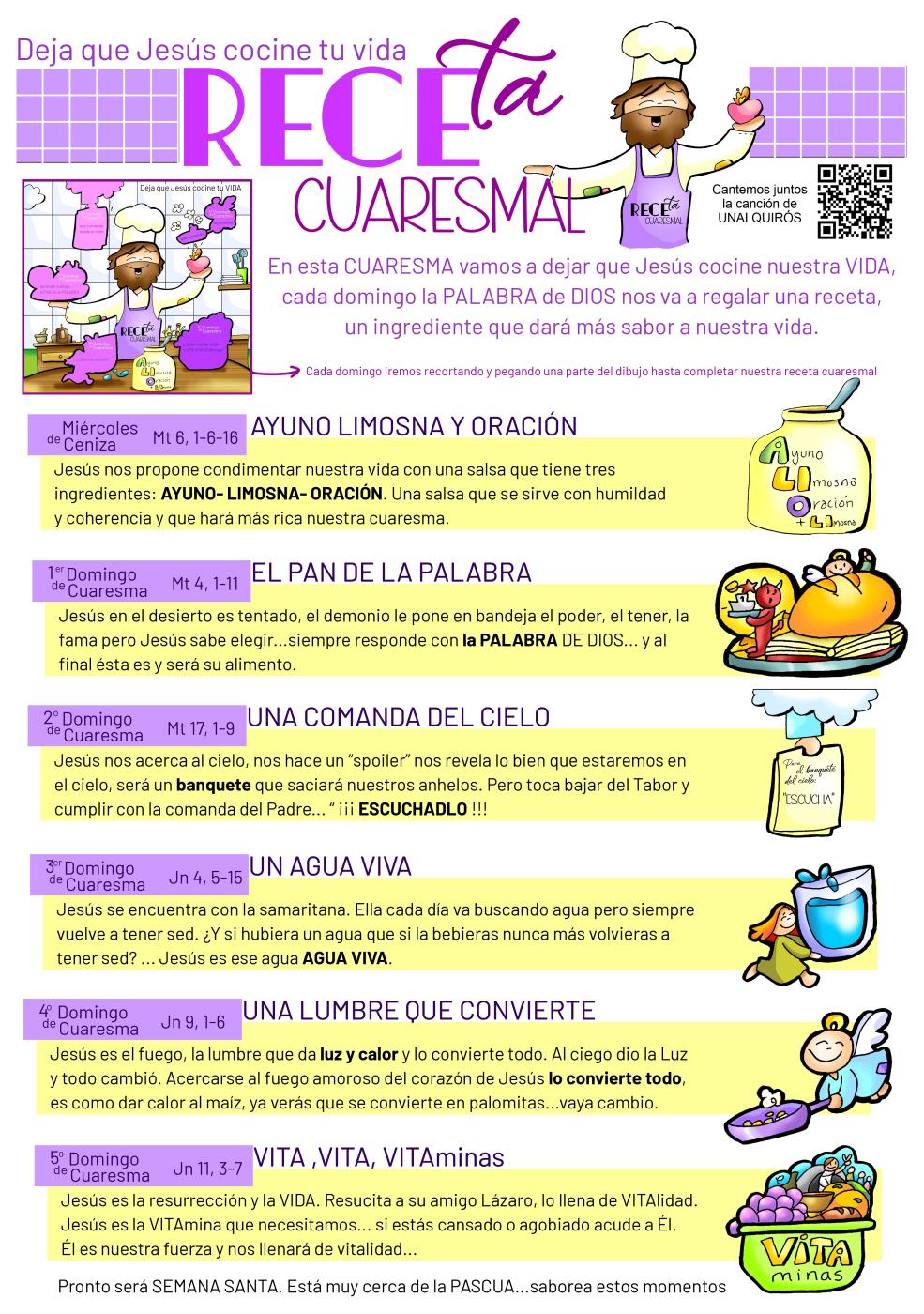 Fano y ACG ofrecen sus materiales para la Cuaresma 2026